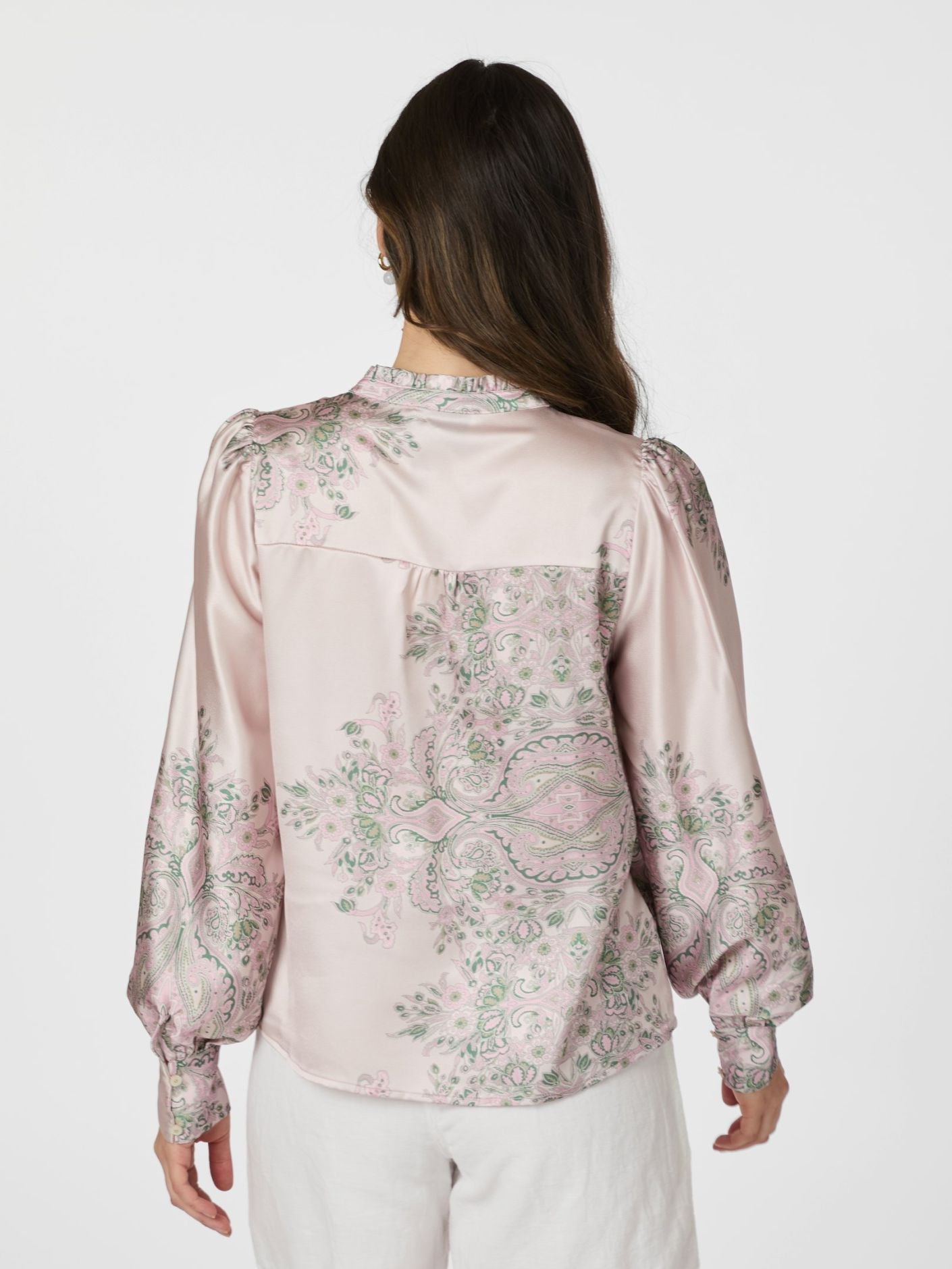 Massima Paisley Border Blouse Overdeler