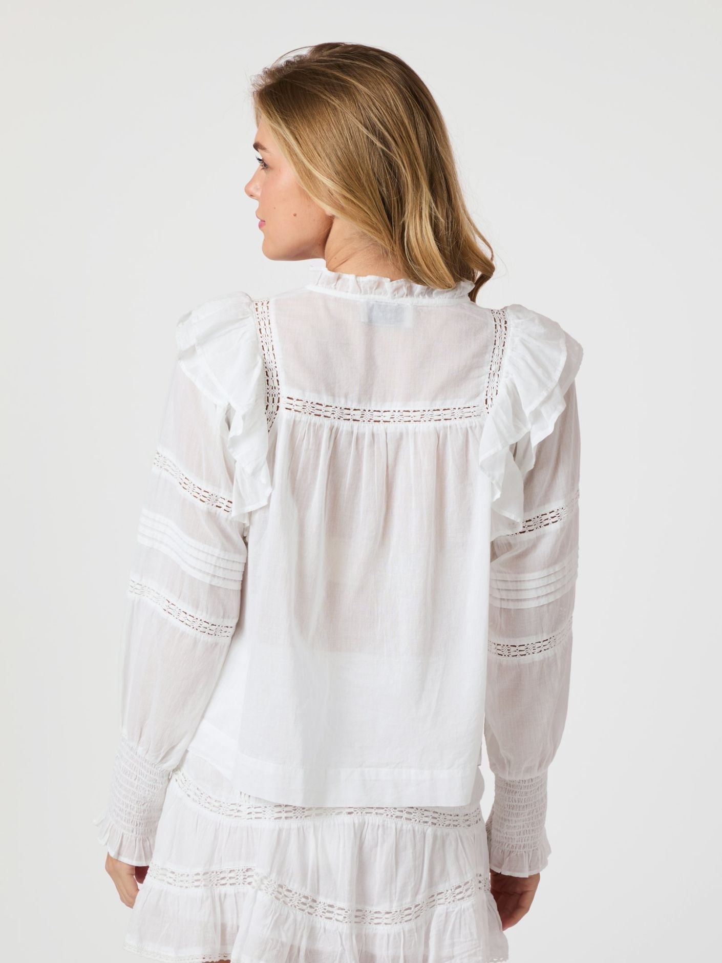 Mauri S Voile Blouse - Overdeler