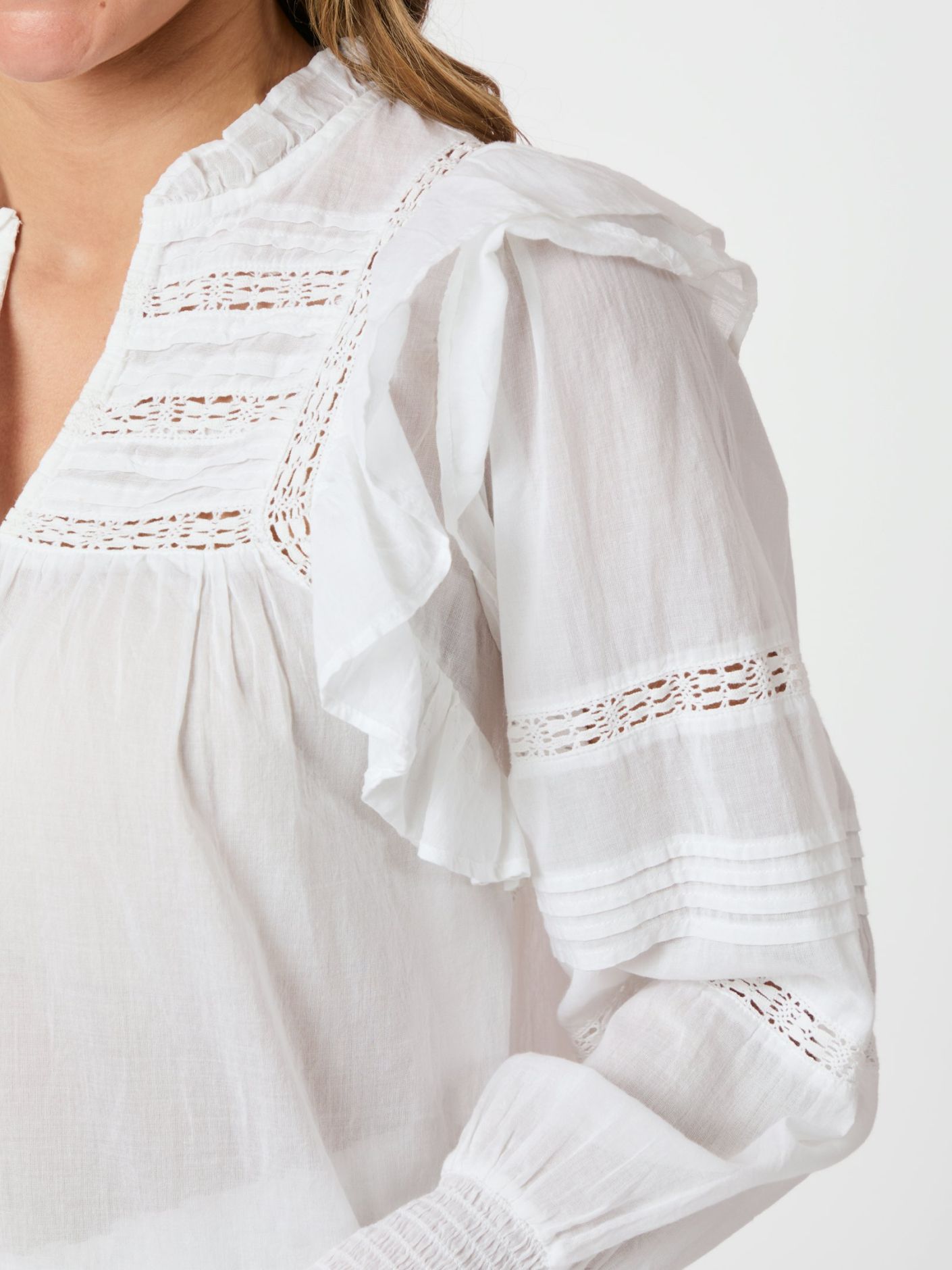 Mauri S Voile Blouse - Overdeler