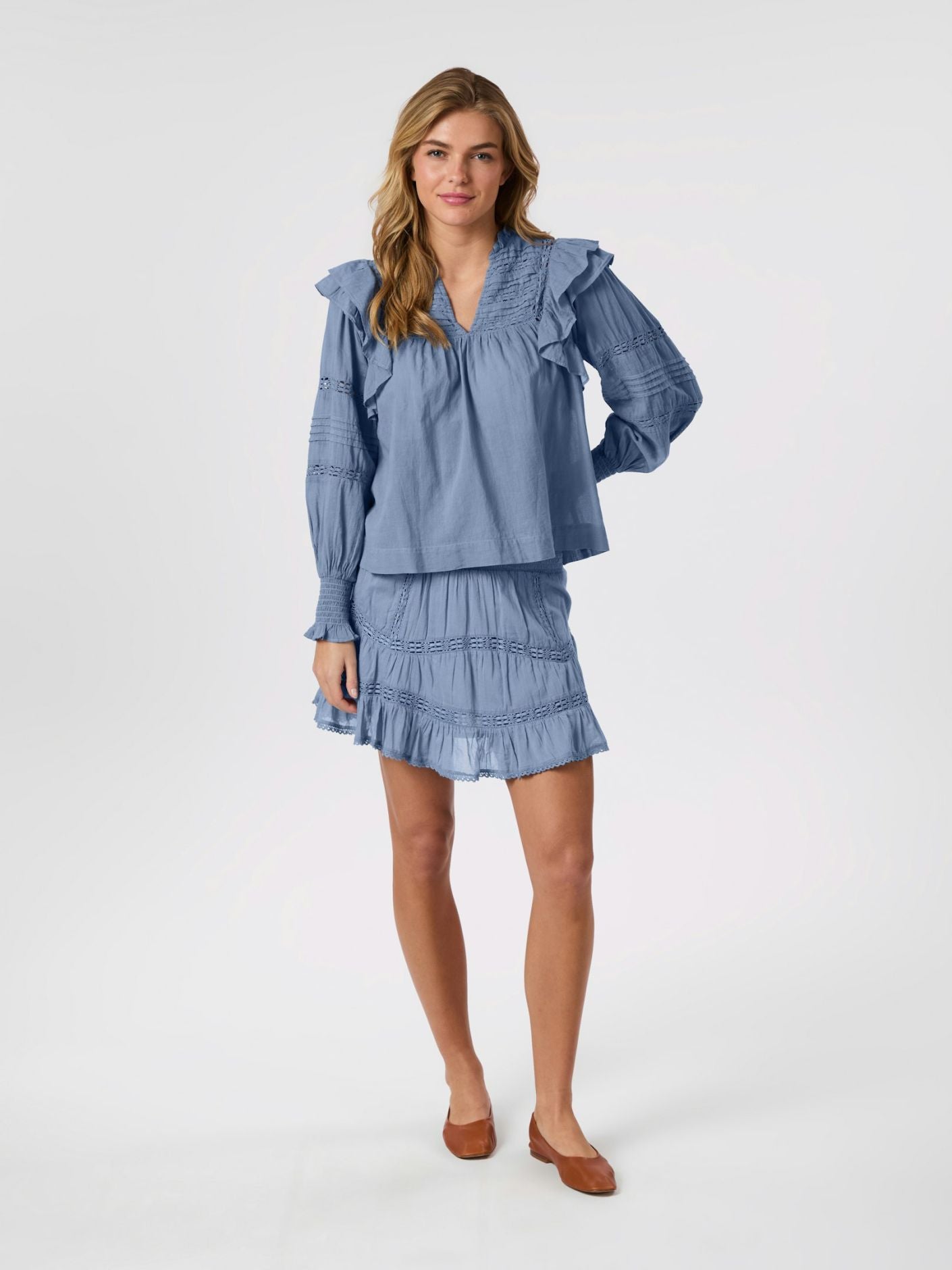 Mauri S Voile Blouse - Overdeler