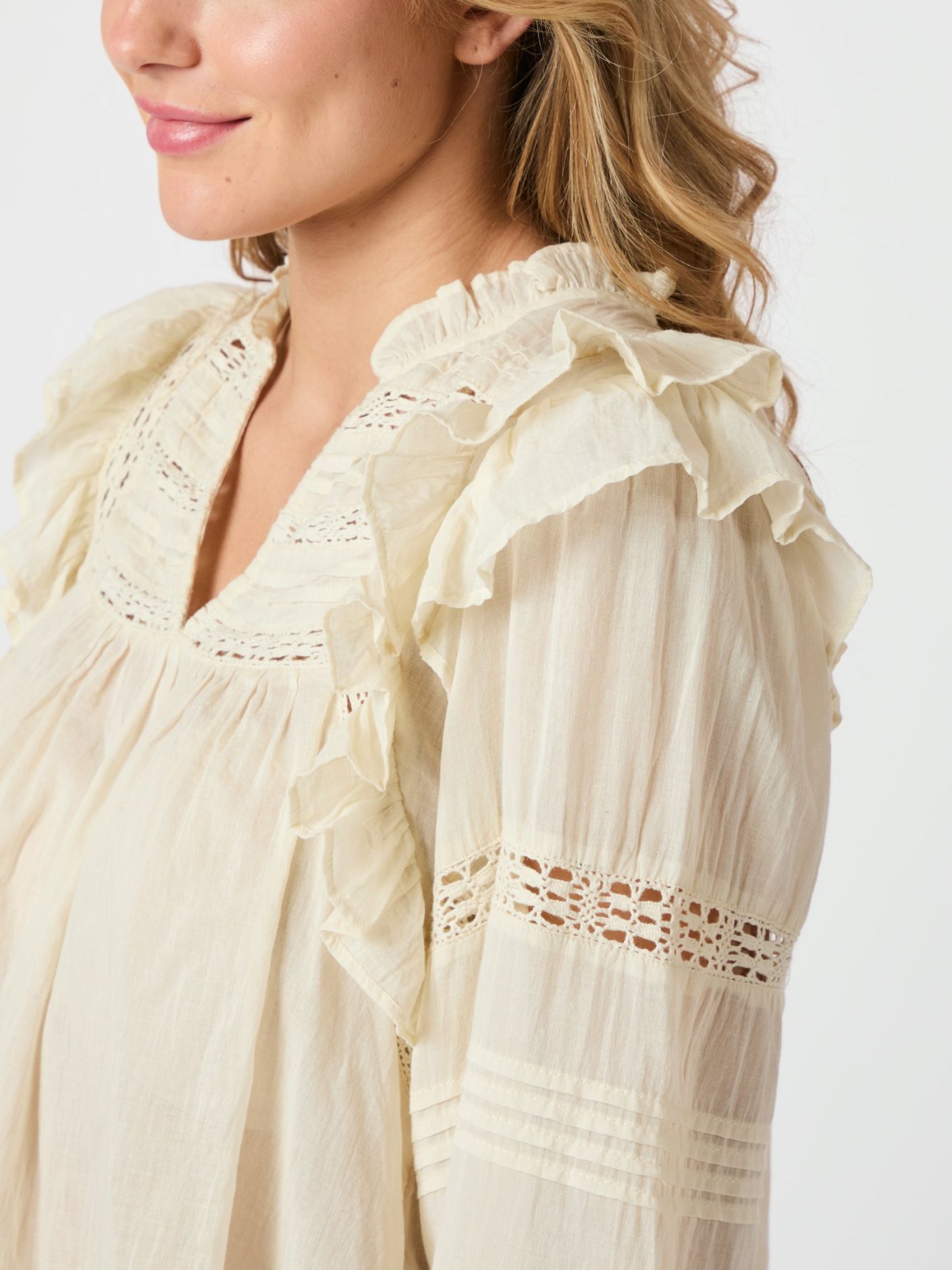 Mauri S Voile Blouse - Overdeler