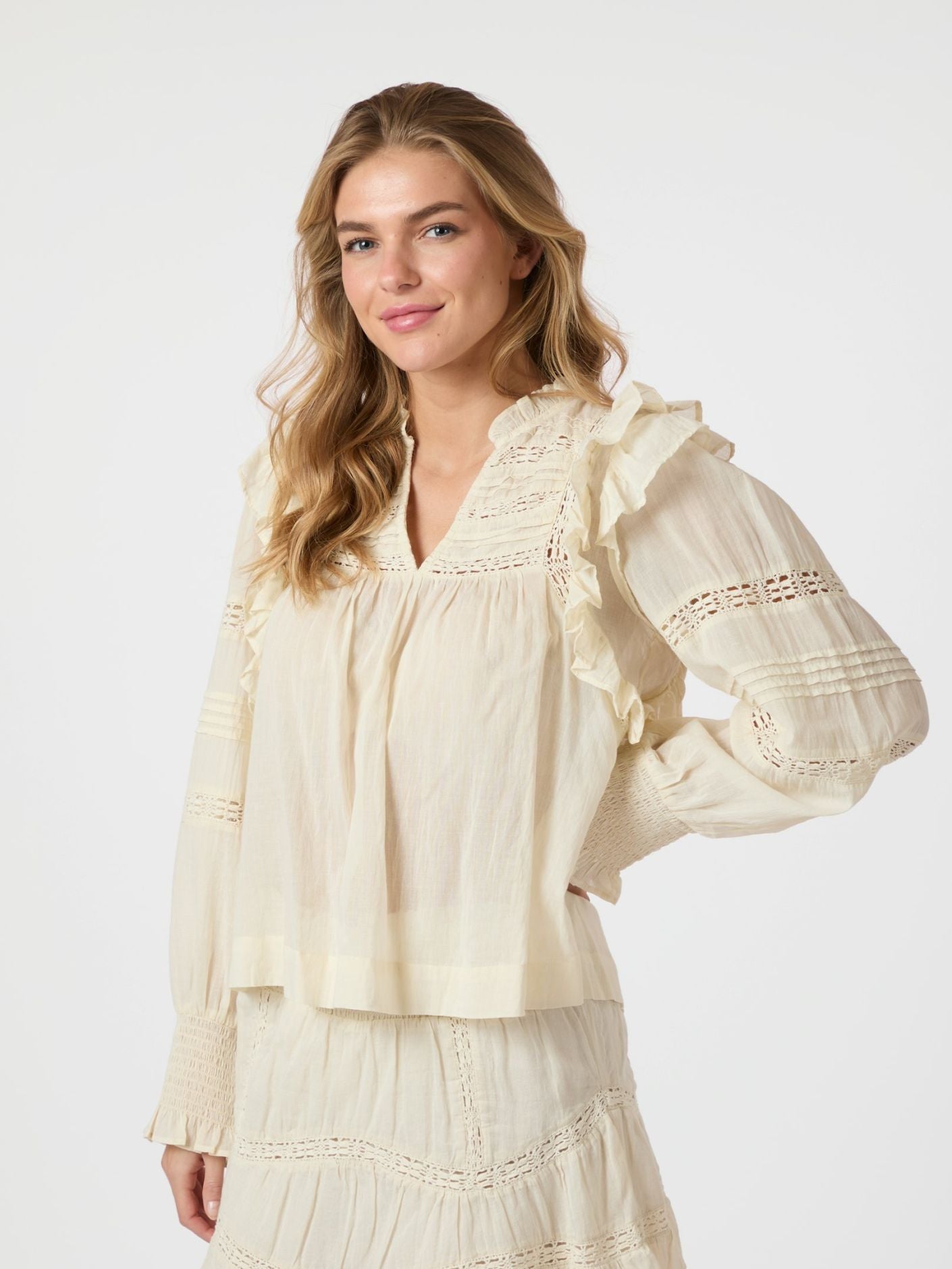 Mauri S Voile Blouse - Overdeler