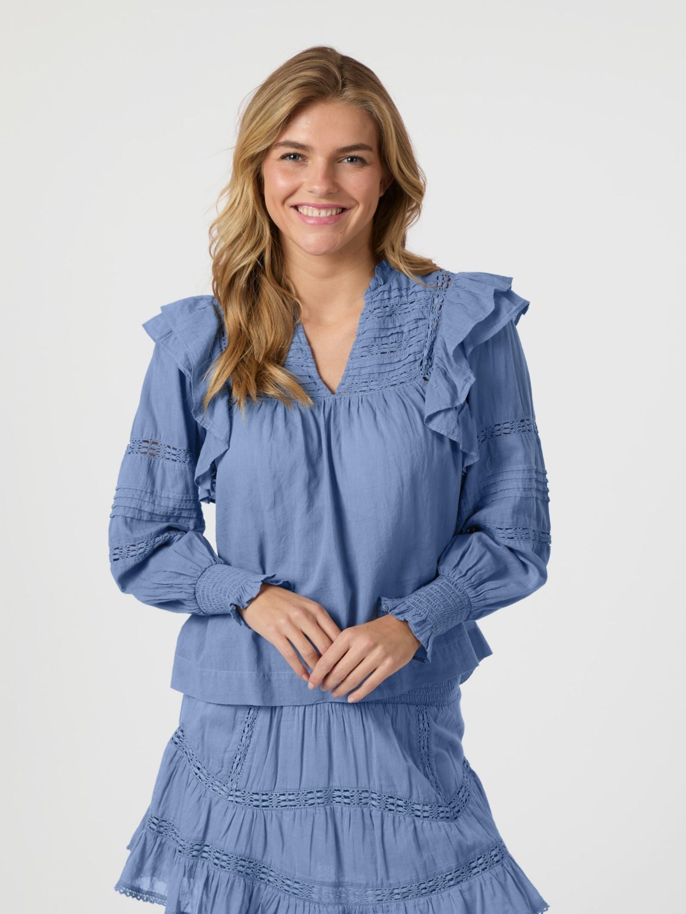 Mauri S Voile Blouse - Overdeler
