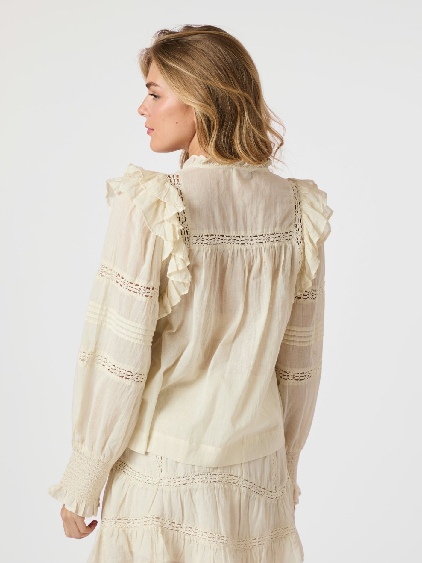 Mauri S Voile Blouse - Overdeler