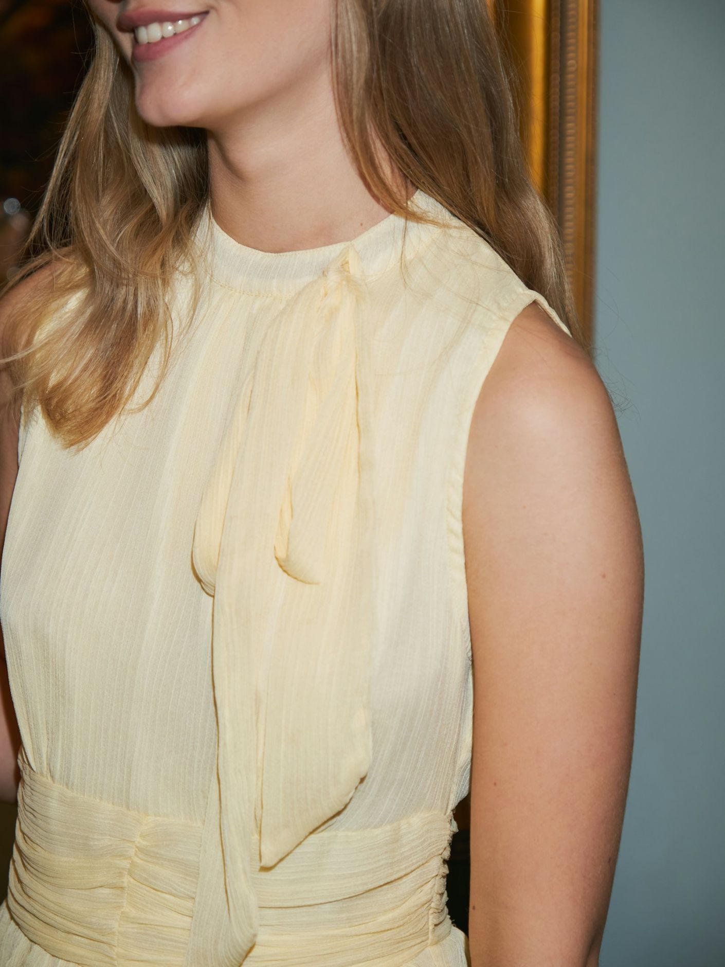 May Solid Chiffon Dress - Kjoler