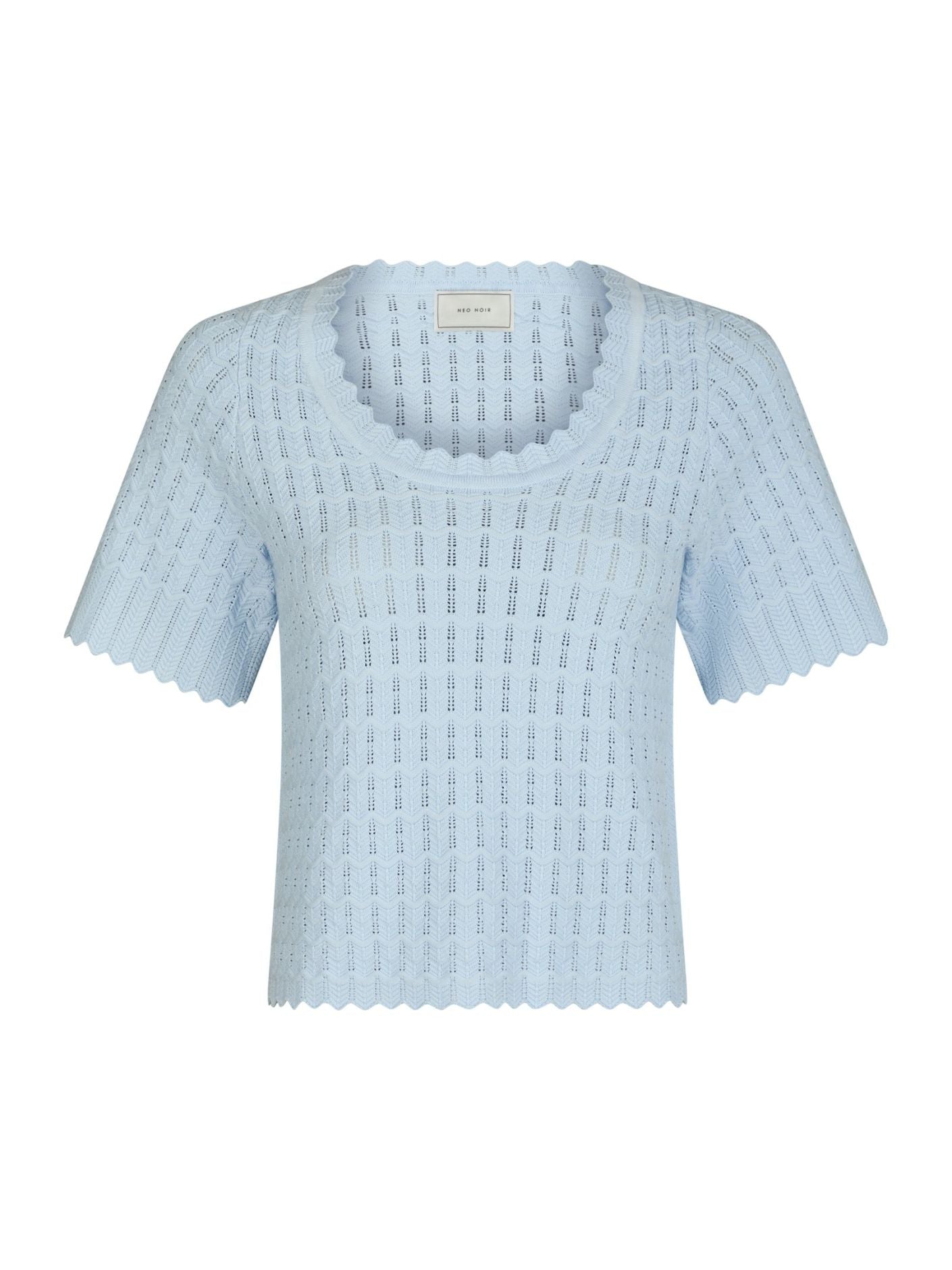 Meiko Solid Knit Blouse Overdeler