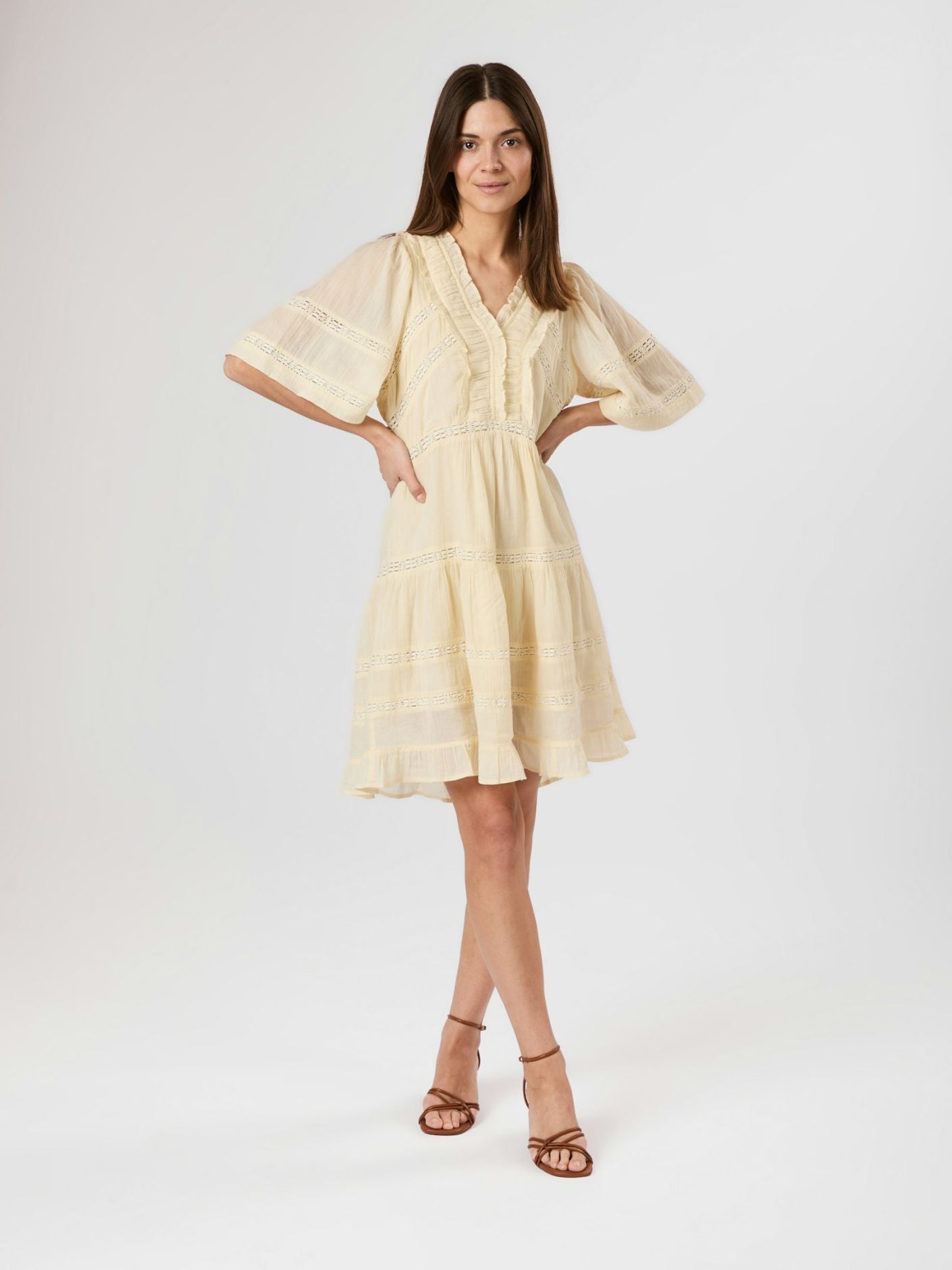 Milene S Voile Dress - Kjoler