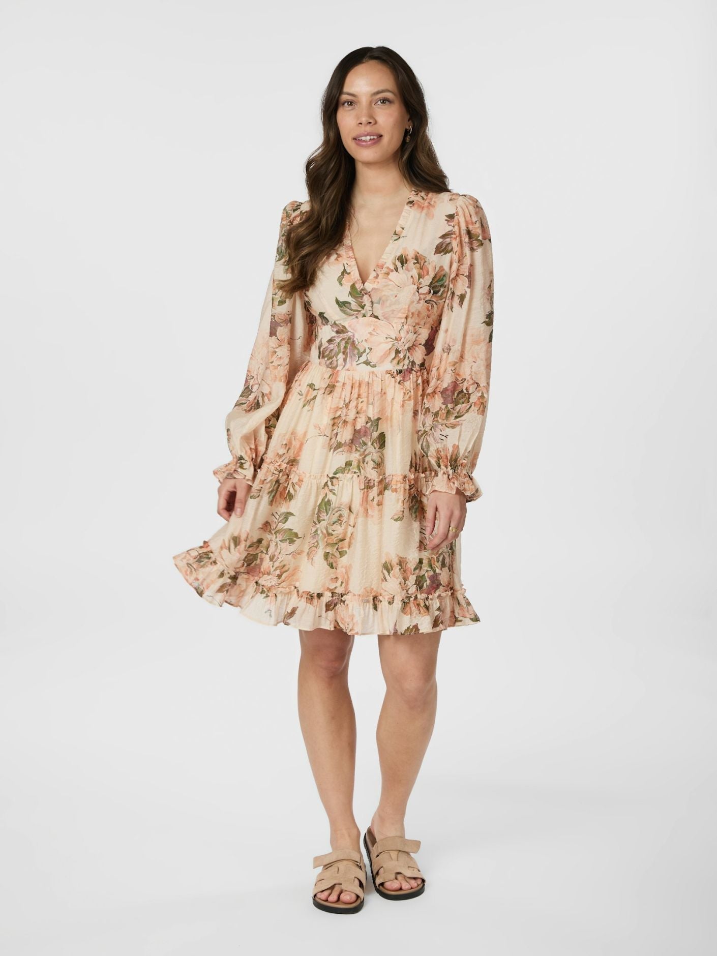 Miller Mega Floral Dress - Kjoler