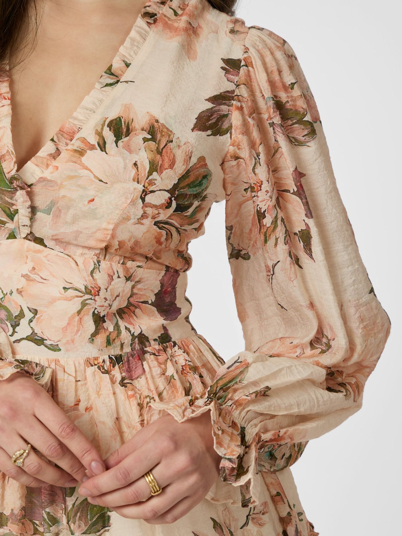 Miller Mega Floral Dress - Kjoler