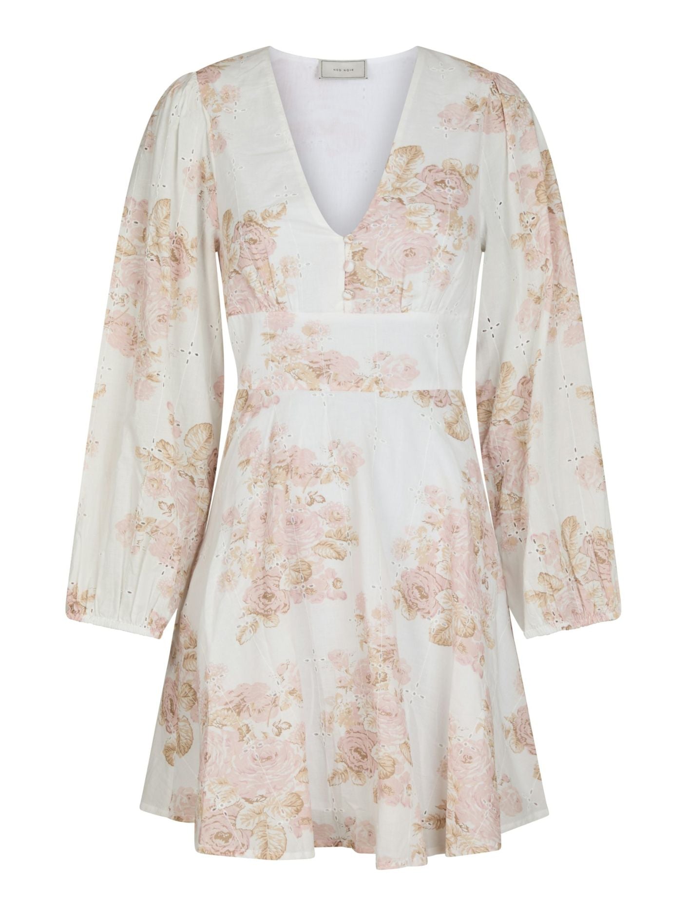 Milly Emb Rose Dress - Kjoler