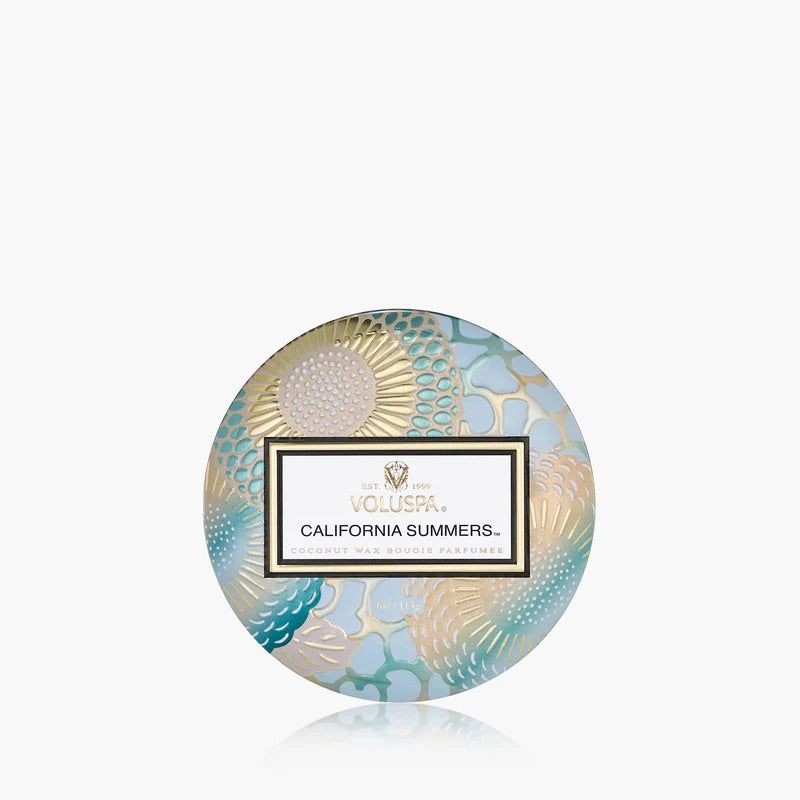 Mini Tin Candle 113g - California Summers - Tilbehør