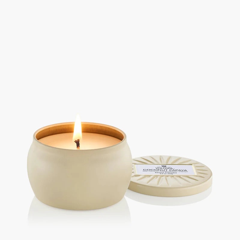 Mini Tin Candle 113g - Papaya Coconut - Tilbehør