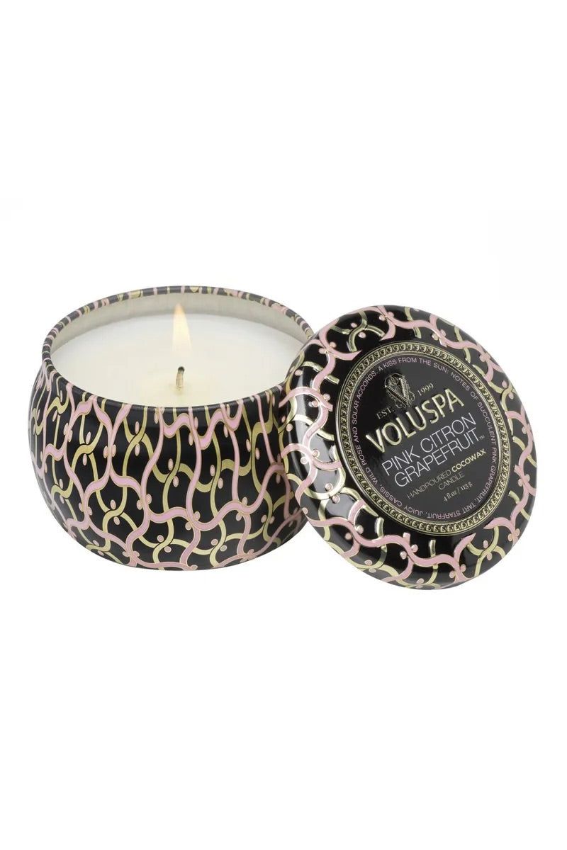 Mini Tin Candle 113g - Pink Citron Grapefruit - Tilbehør