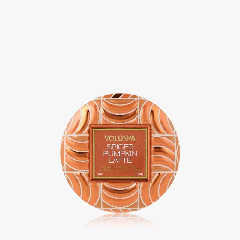Mini Tin Candle 113g -Spiced Pumpkin Latte - Tilbehør
