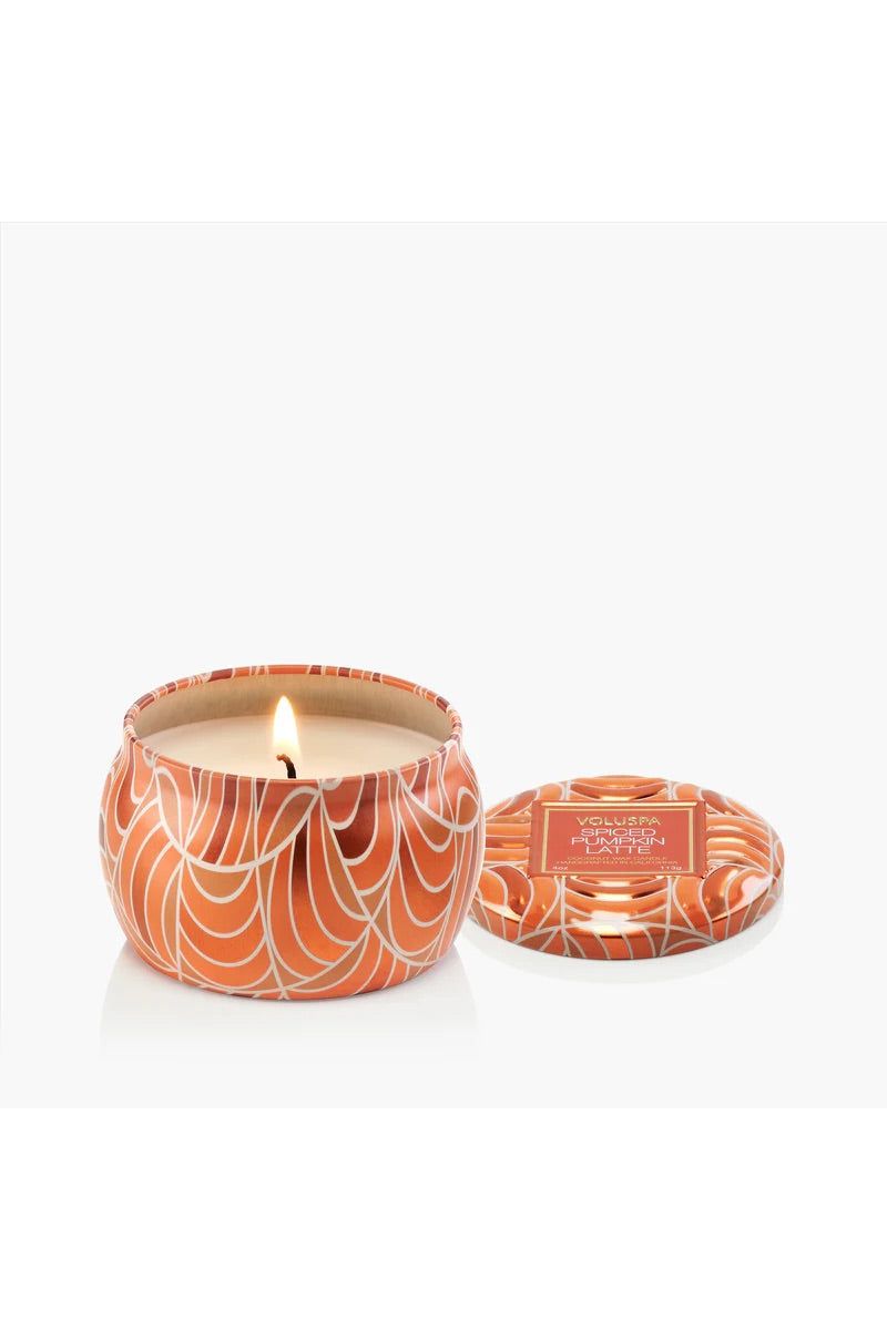 Mini Tin Candle 113g -Spiced Pumpkin Latte - Tilbehør