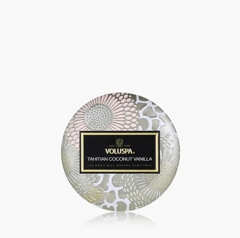 Mini Tin Candle 113g - Tahitian Coconut Vanilla - Tilbehør