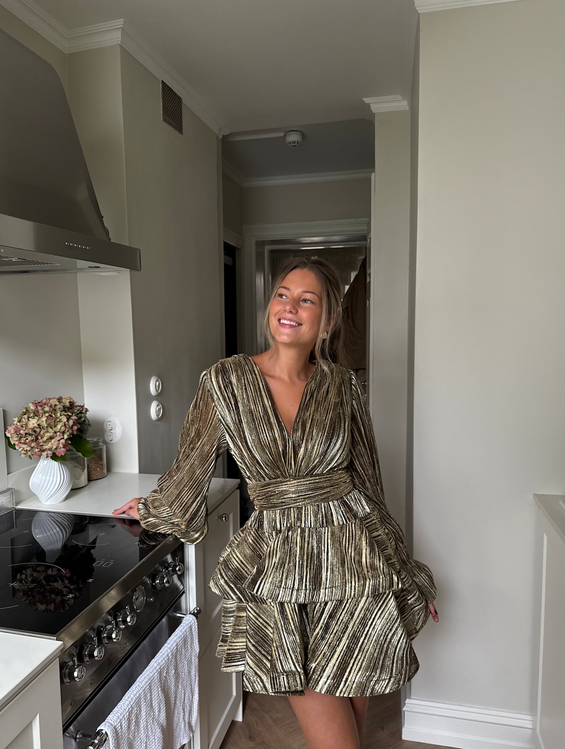 Naia Bedouin Dress Golden Splash Kjoler