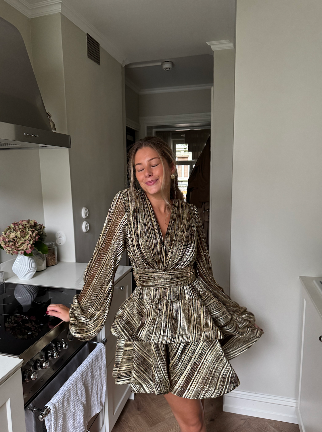 Naia Bedouin Dress Golden Splash Kjoler