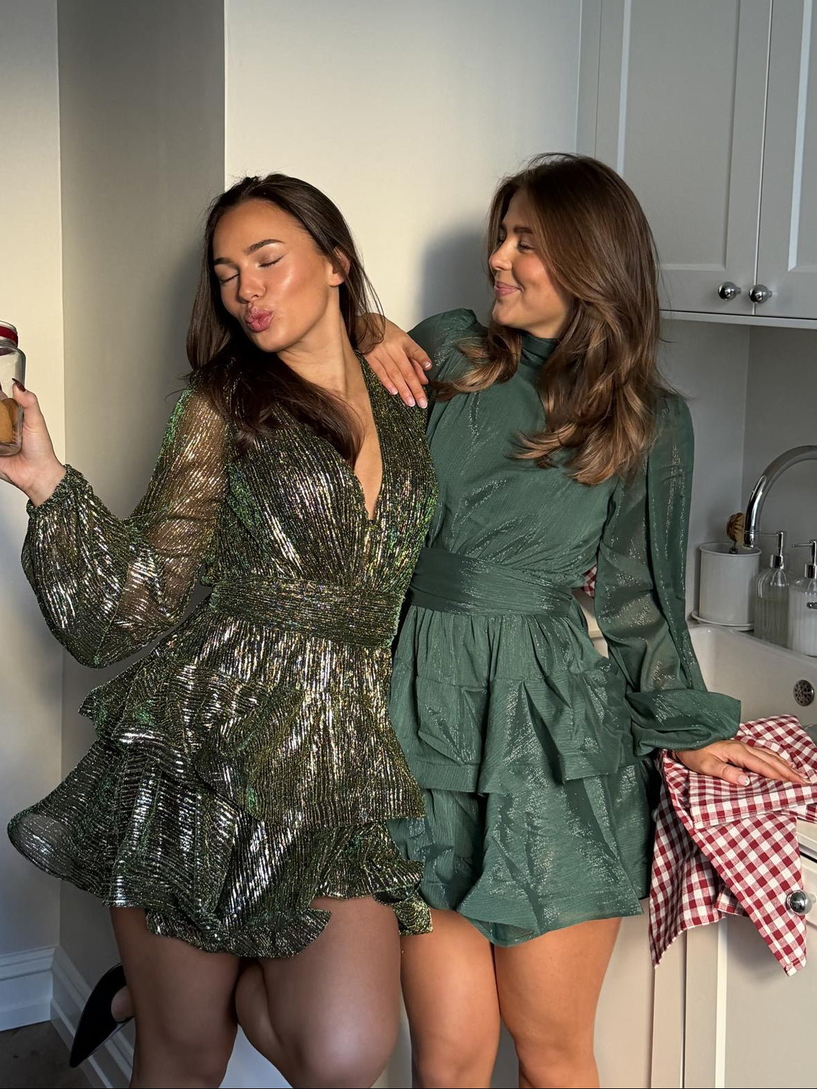 Naia Bedouin Dress - Green Splash - Kjoler