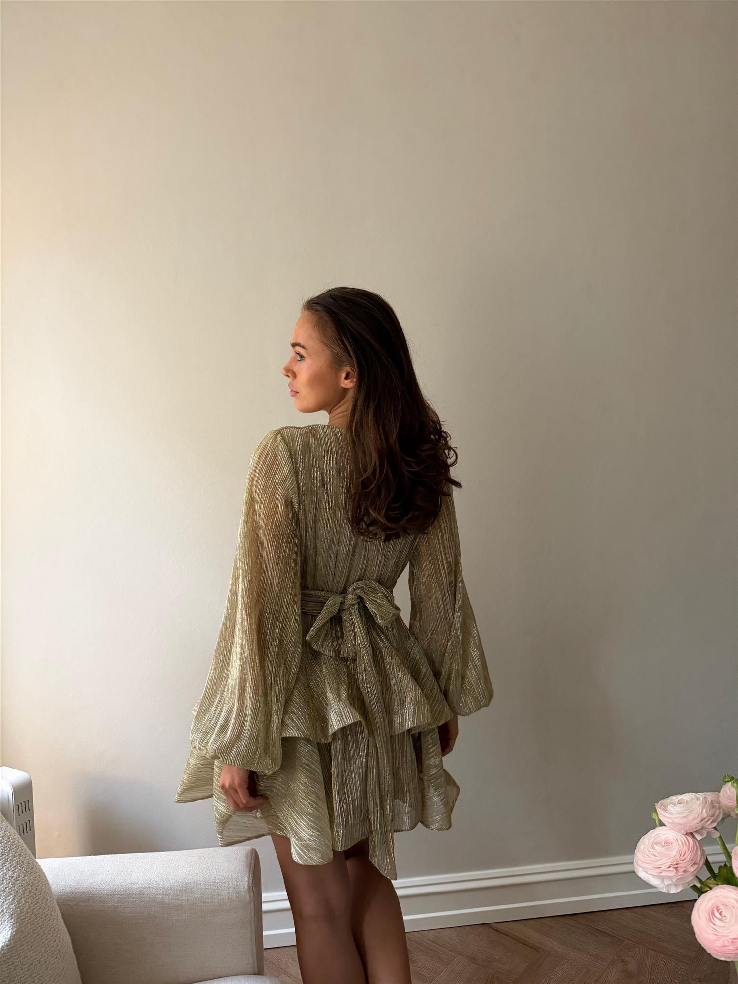 Naia Bedouine Dress - Grain Bronz Splash - Kjoler