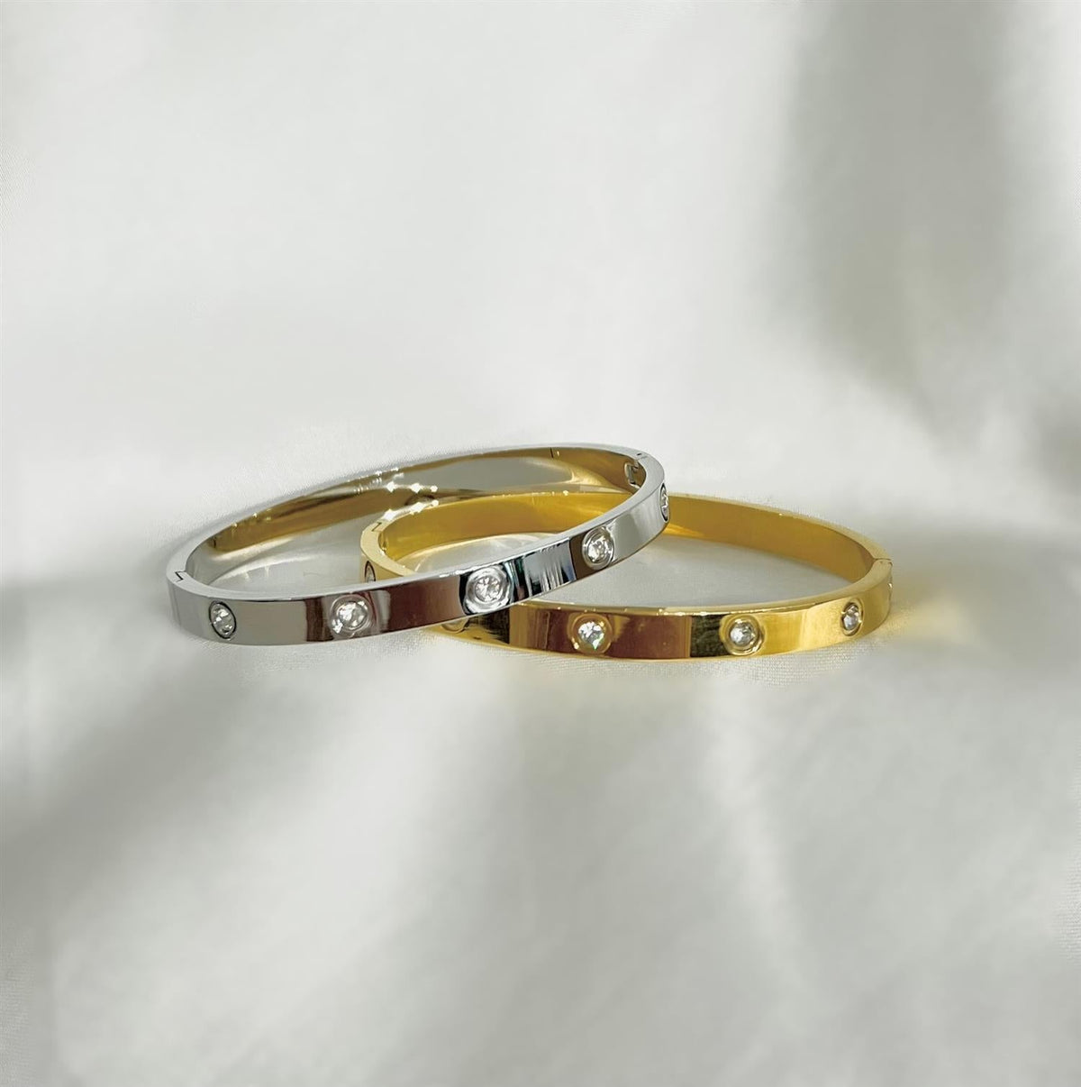 Nia Bangle Bracelet Silver - Tilbehør