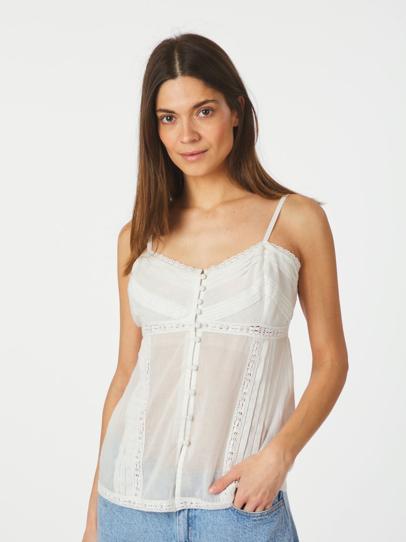 Nimissa S Voile Top - Overdeler