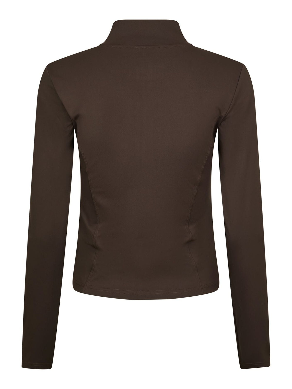 Nolana Zip Blouse BROWN - Overdeler