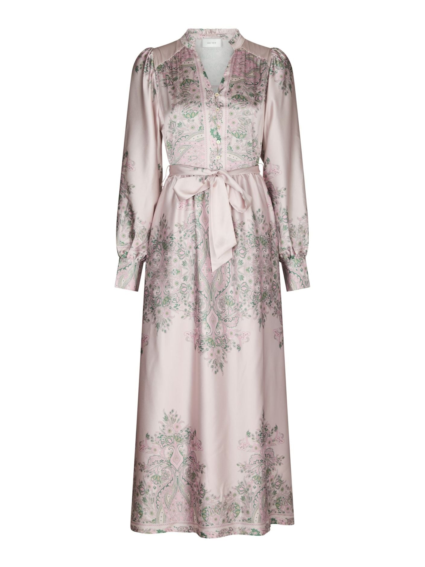 Nova Paisley Border Dress Kjoler
