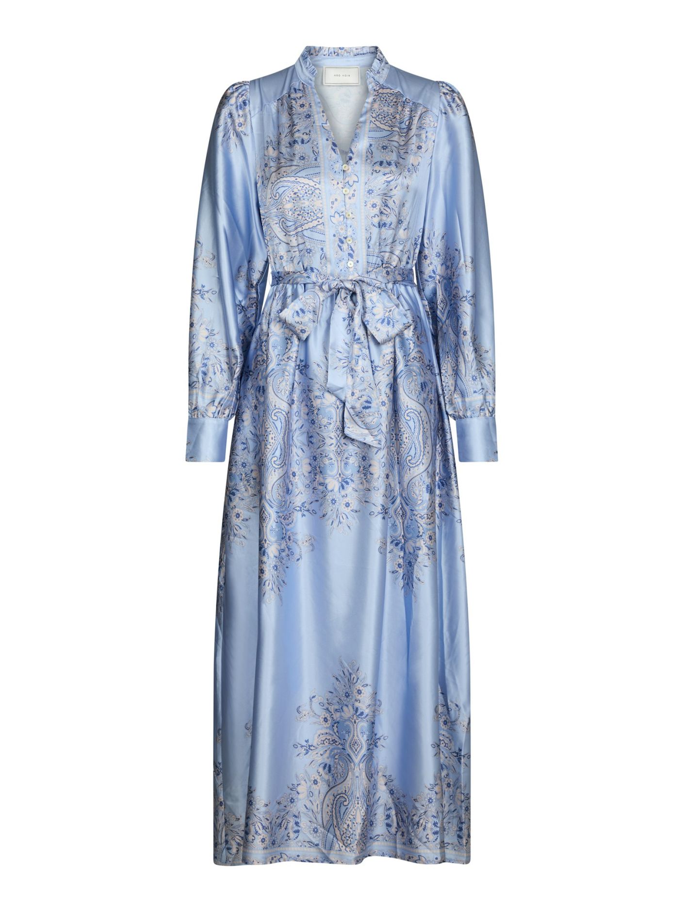 Nova Paisley Border Dress Kjoler
