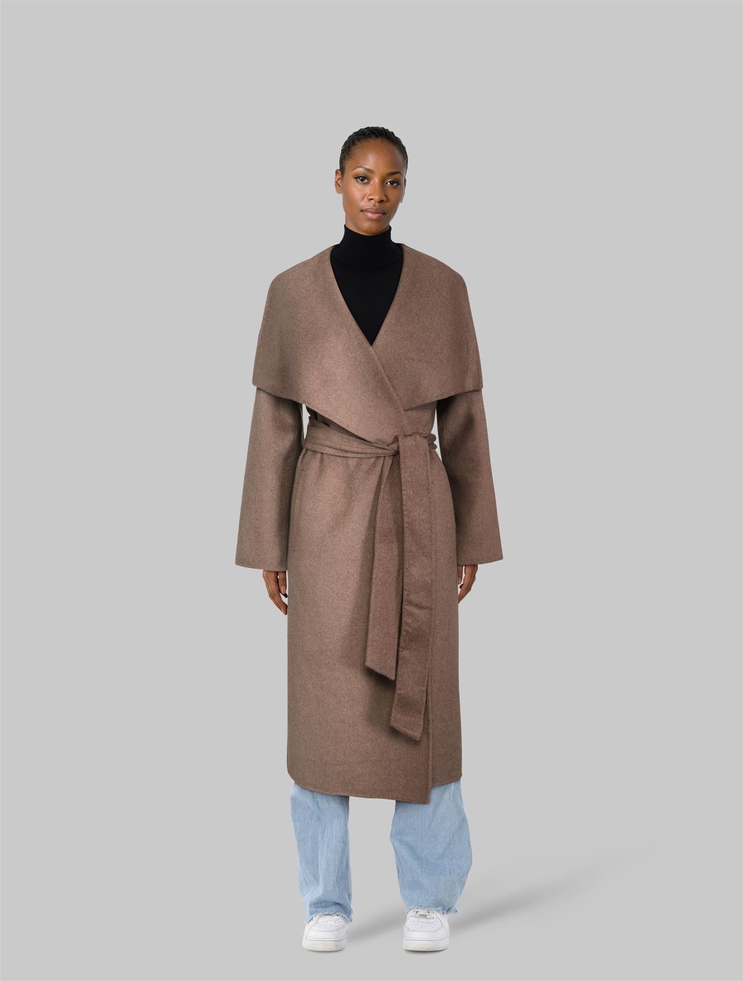 Nova Wool Coat Brown - Jakker