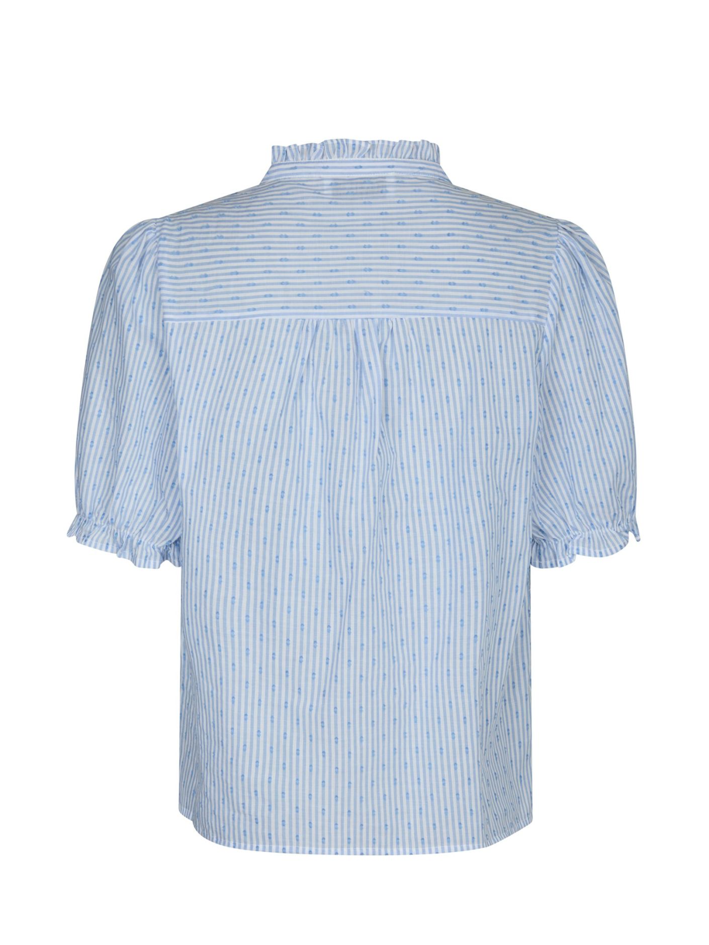 Odesa Dot Stripe Blouse - Overdeler