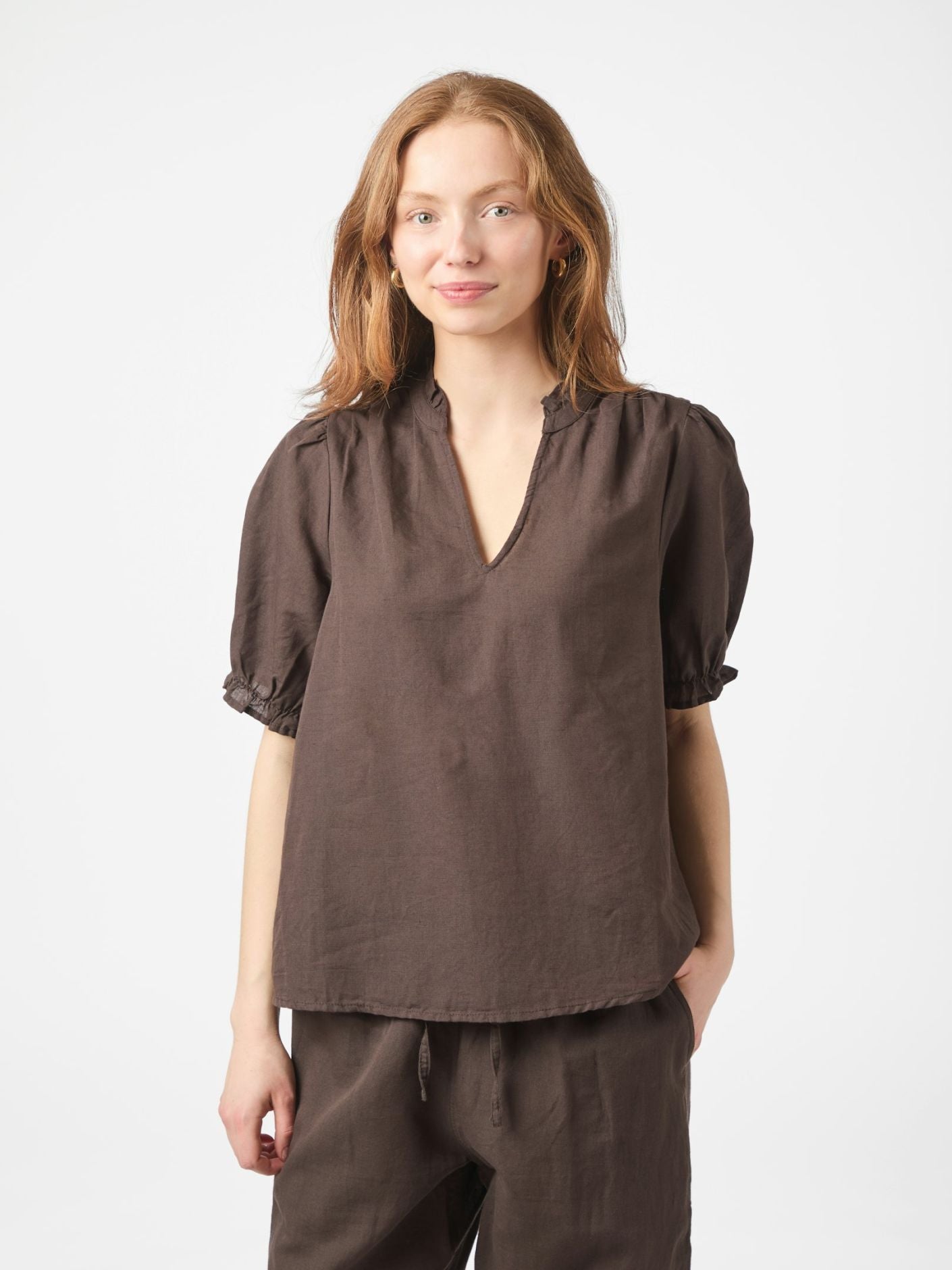 Odesa Linen Blouse Overdeler
