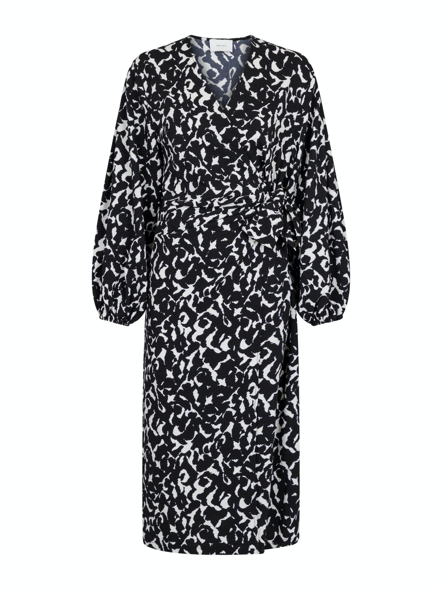 Onasis Graphic Wrap Dress - Kjoler