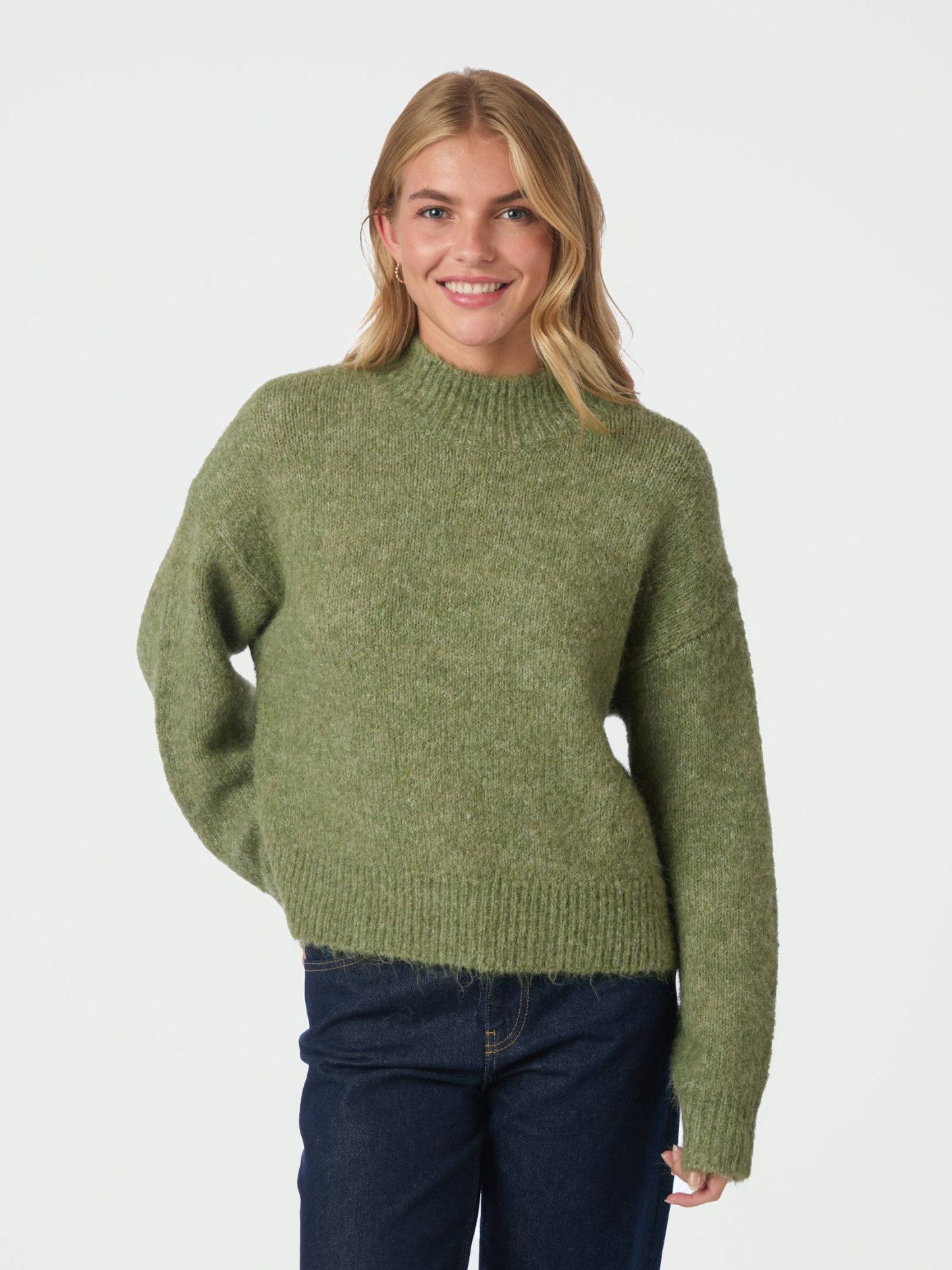 Paulina Fluffy Knit Blouse - Overdeler