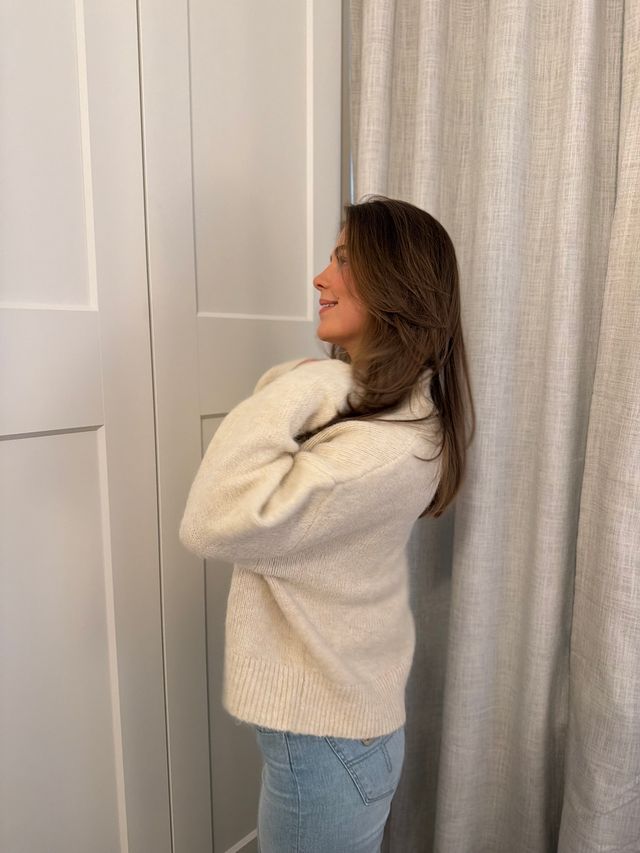 Paulina Fluffy Knit Blouse - Overdeler