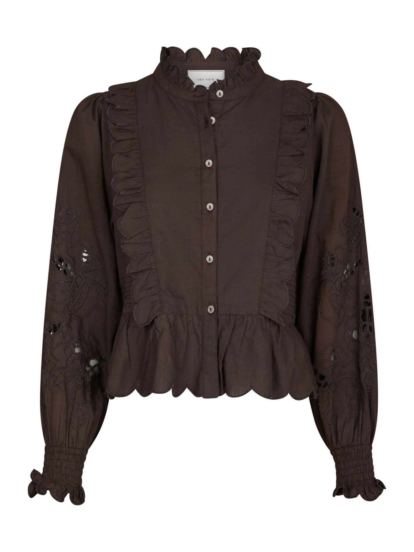 Petrine Embroidery Blouse - Overdeler