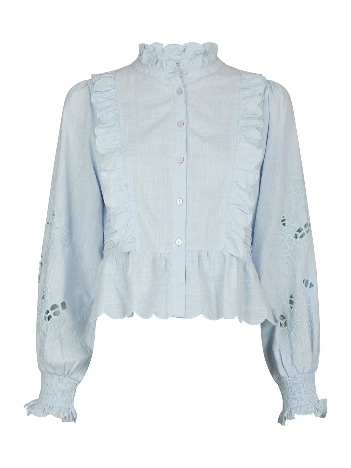 Petrine Embroidery Blouse - Overdeler