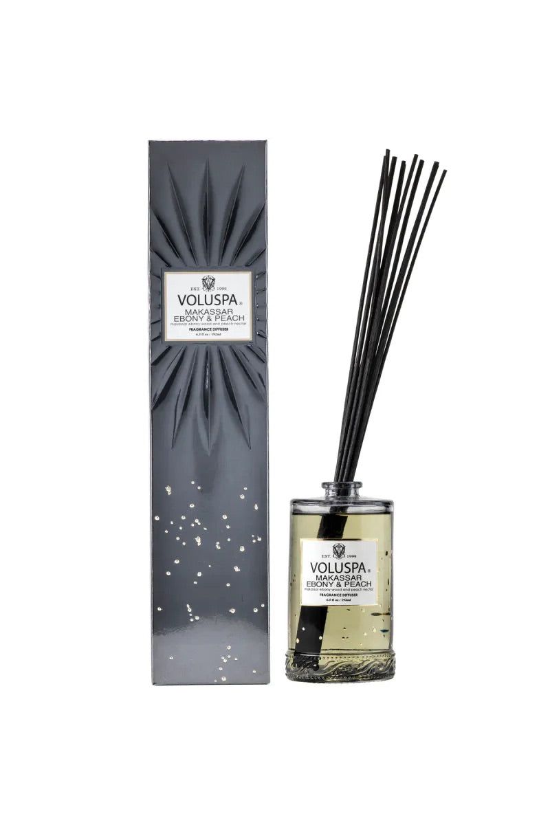 Reed Diffuser 192ml - Makassar Ebony & Peach - Tilbehør