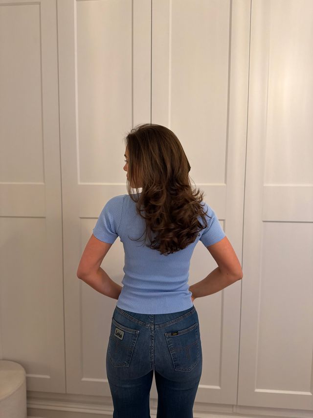 Rib Knit Short Sleeve Top - Overdeler