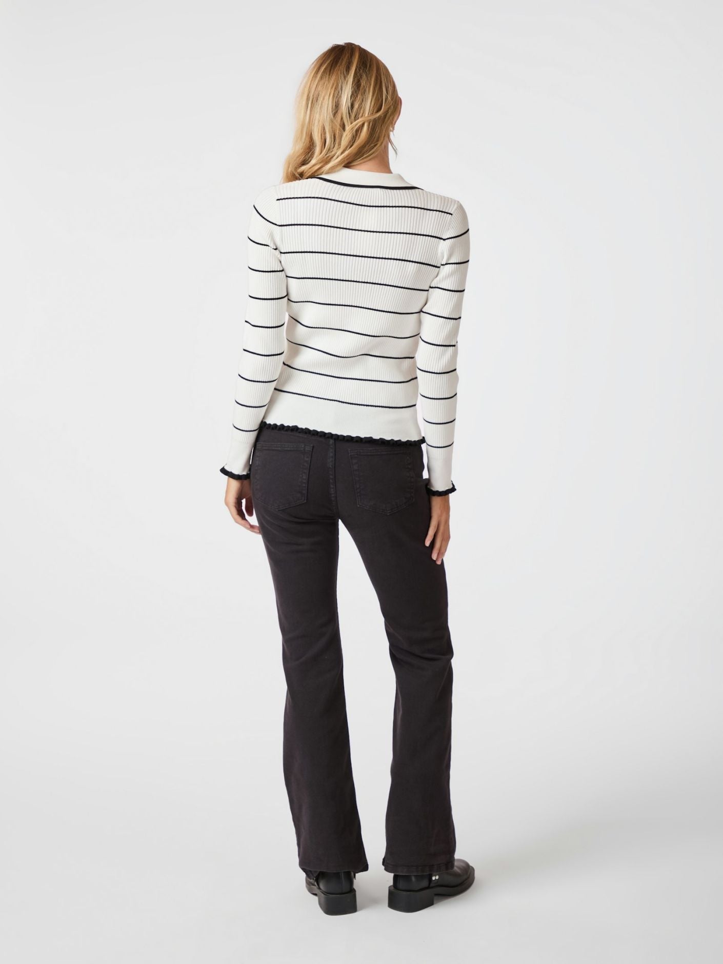 Rio Stripe Knit Cardigan - Overdeler