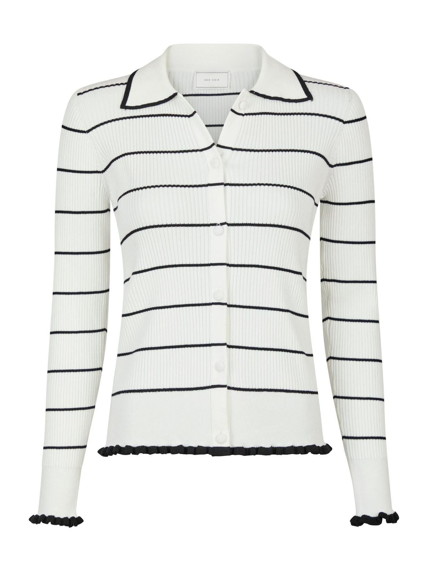 Rio Stripe Knit Cardigan - Overdeler