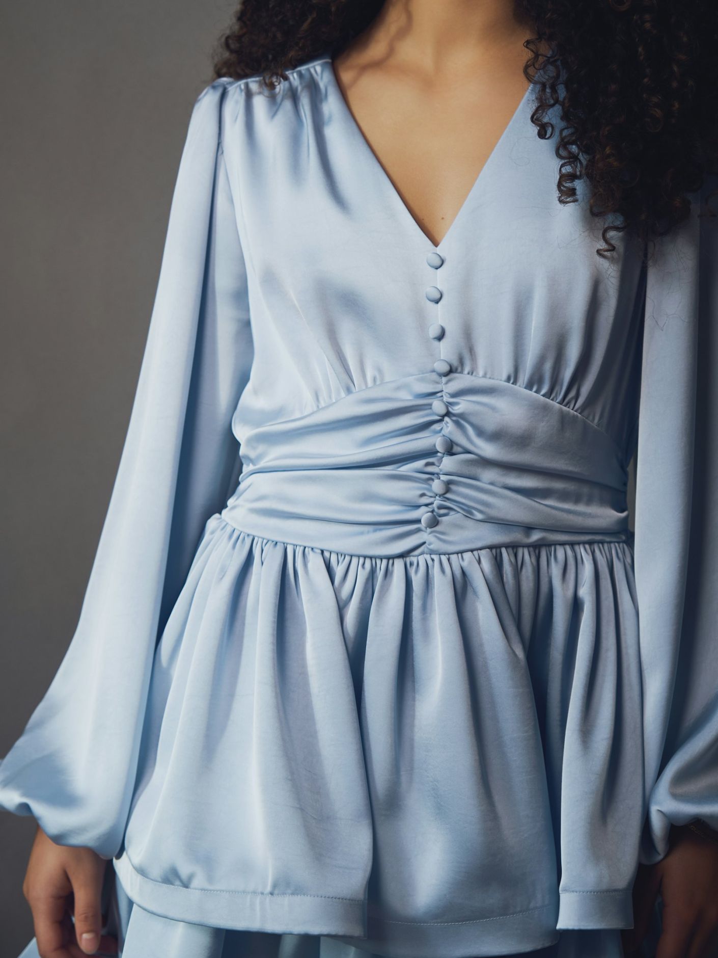 Rivana Heavy Sateen Dress - Kjoler