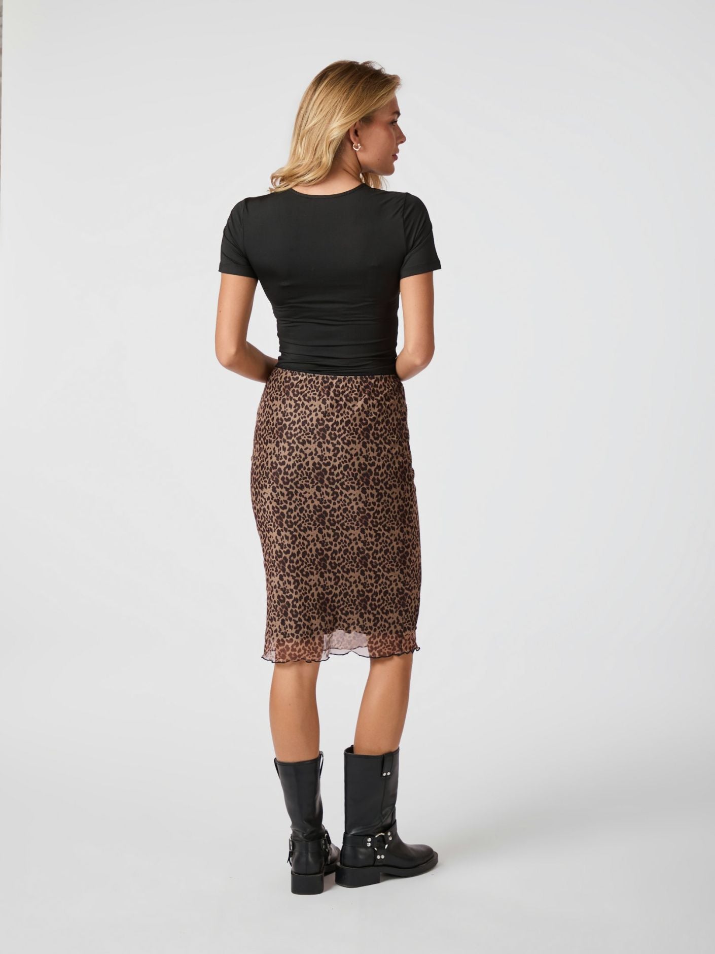 Roa Mesh Leo Skirt - Skjørt
