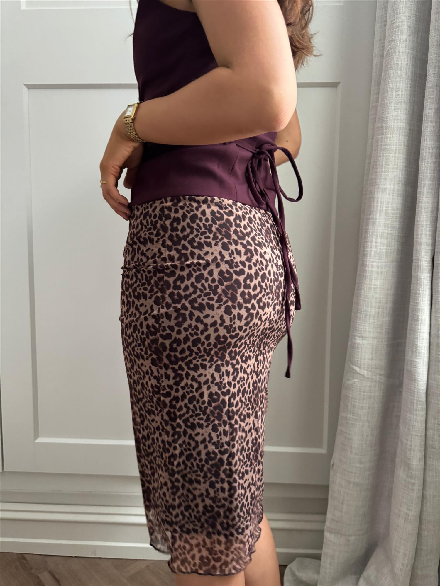 Roa Mesh Leo Skirt - Skjørt