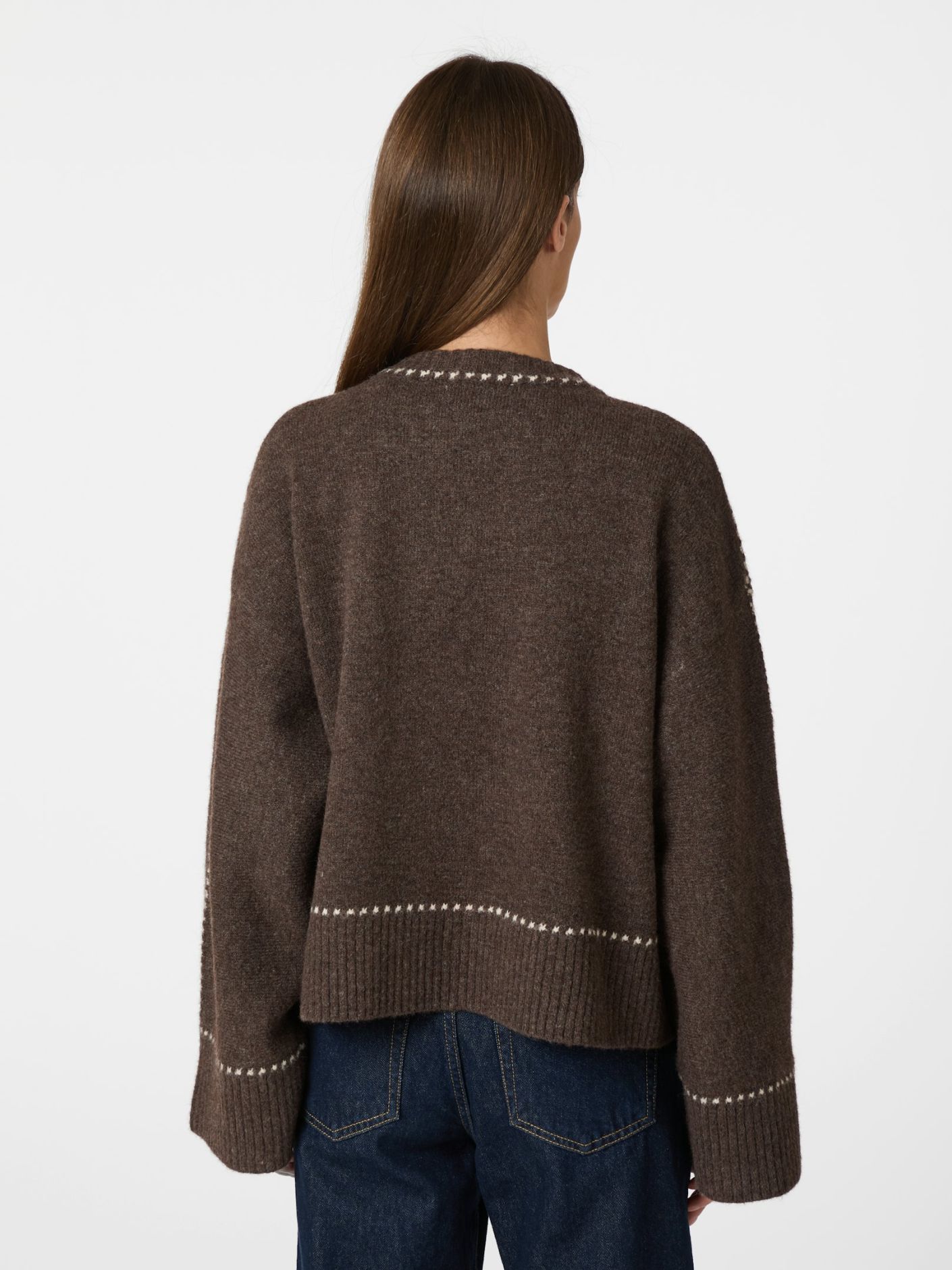 Roeme Knit Stitch Blouse Overdeler