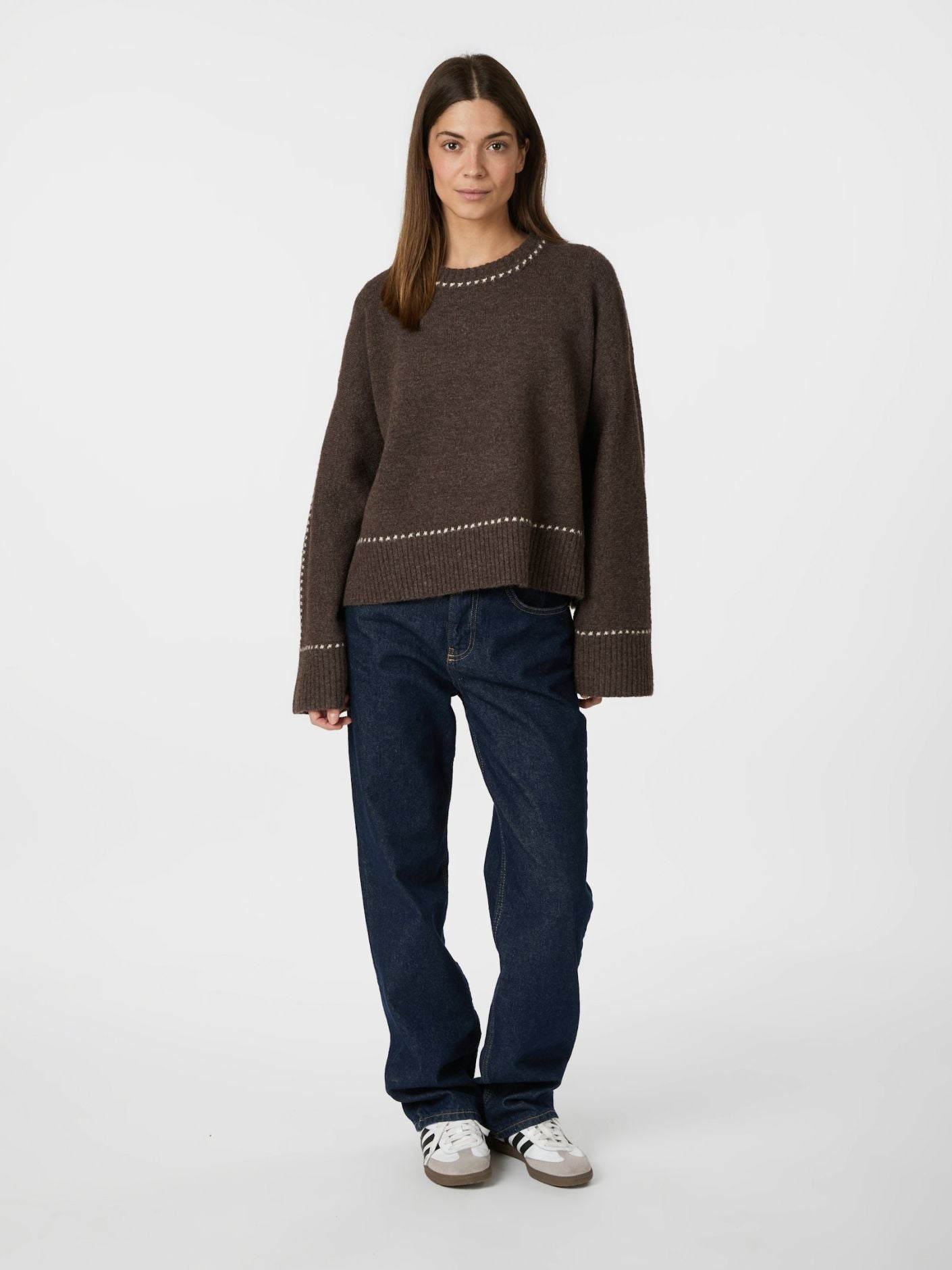 Roeme Knit Stitch Blouse Overdeler
