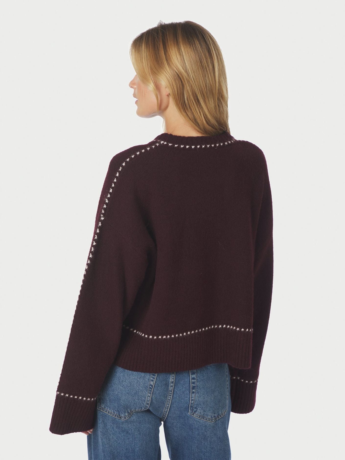 Roeme Knit Stitch Blouse - Overdeler