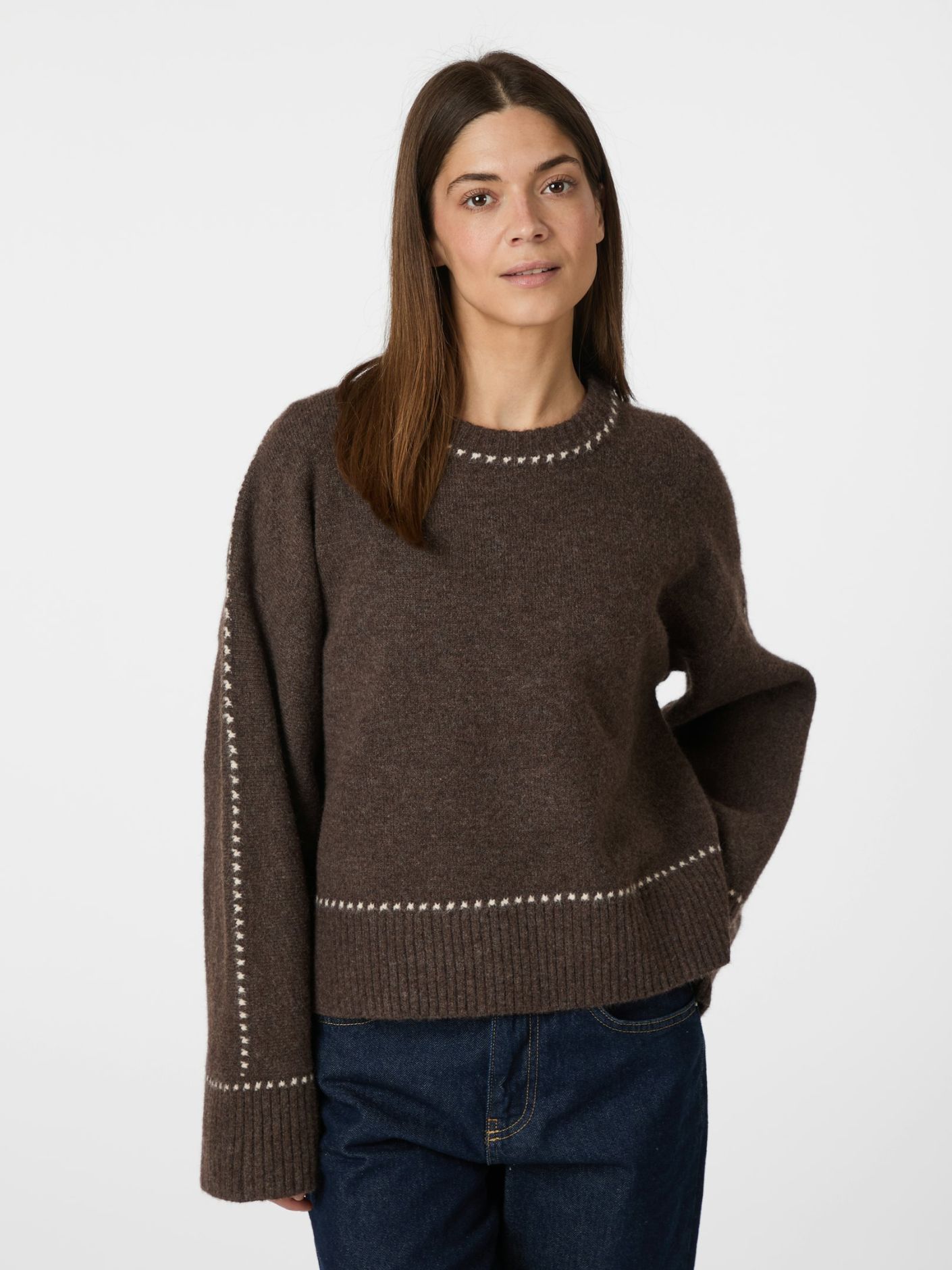 Roeme Knit Stitch Blouse Overdeler