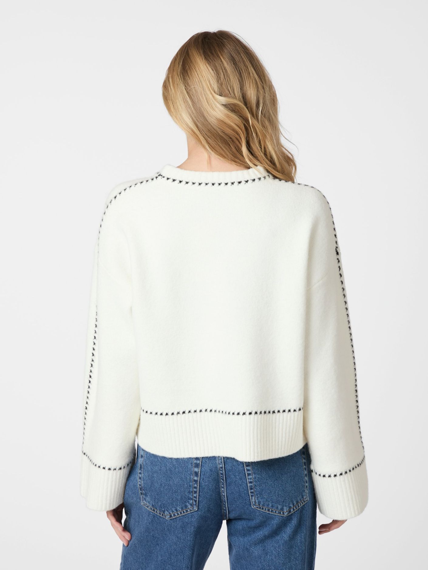 Roeme Knit Stitch Blouse Overdeler
