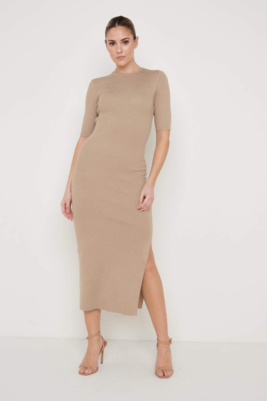 Rosa Midaxi Knit Dress - Kjoler